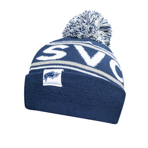 SVCS Custom Knit Pom Beanie