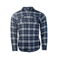 Load image into Gallery viewer, Burnside Mens Flannel Shirt with Embroidered SVCS Logo
