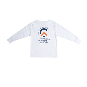 LAT Youth Long Sleeve T-Shirt in White or Navy