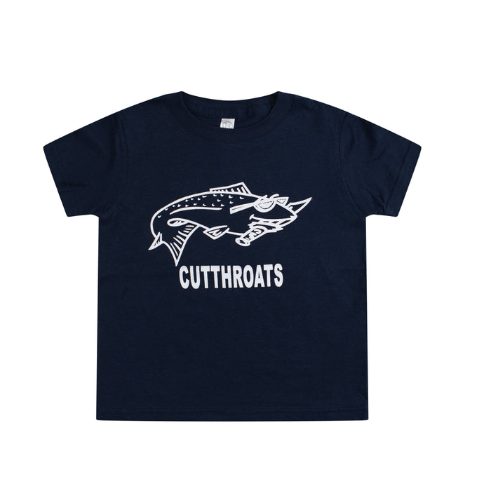 Rabbit Skins Short Sleeve Toddler T-Shirt in Navy